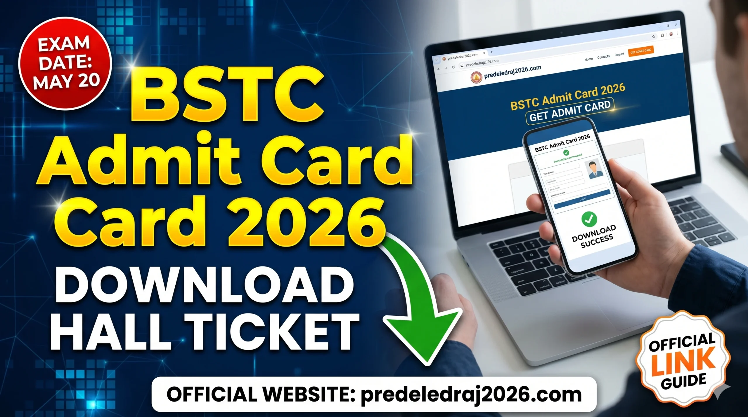 VMOU BSTC Admit Card 2026