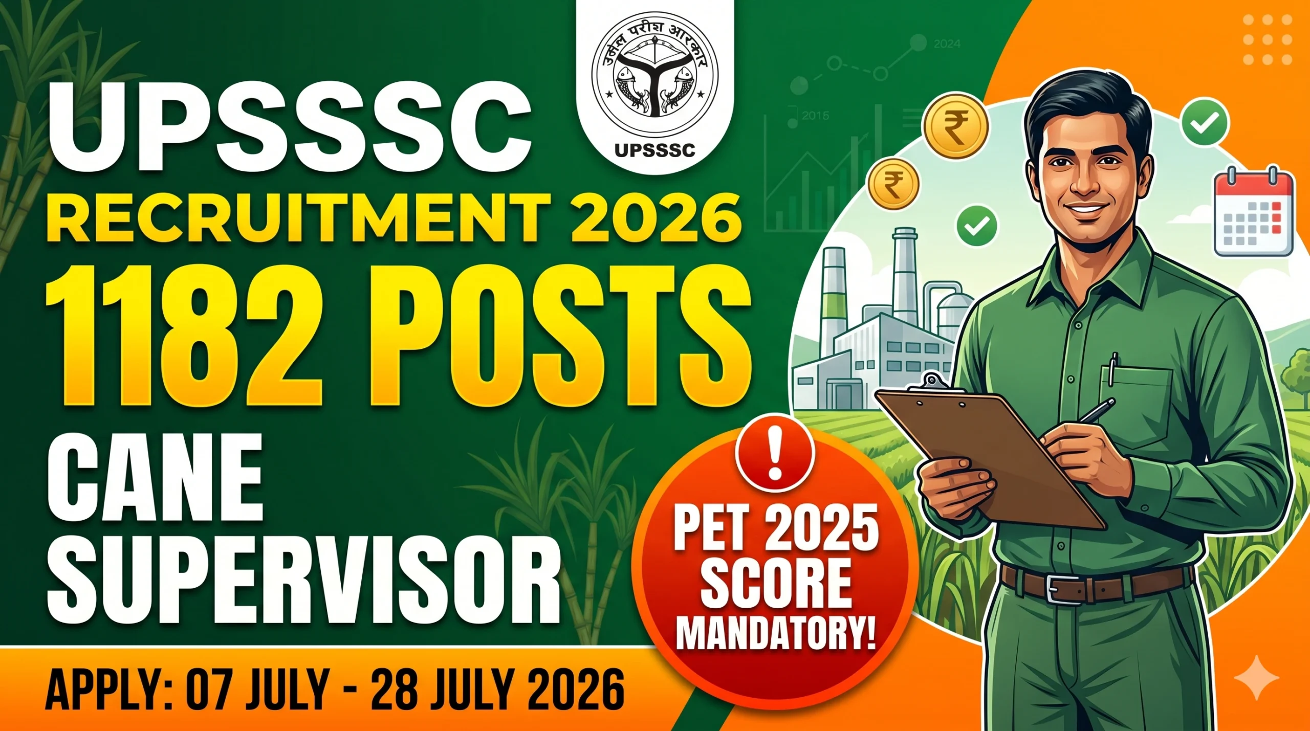 UPSSSC Cane Supervisor Recruitment 2026