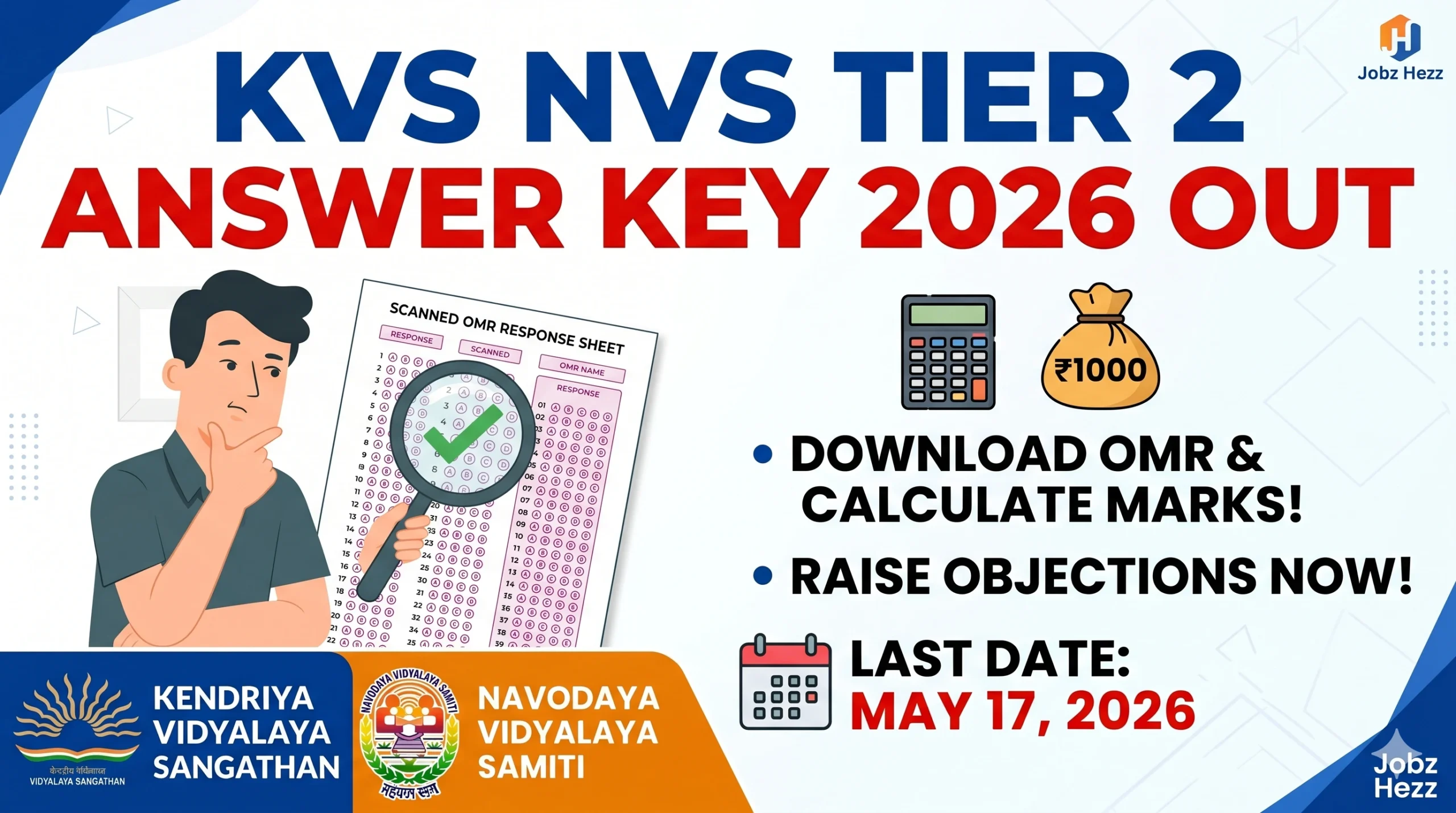 KVS NVS Tier 2 Provisional Answer Key 2026