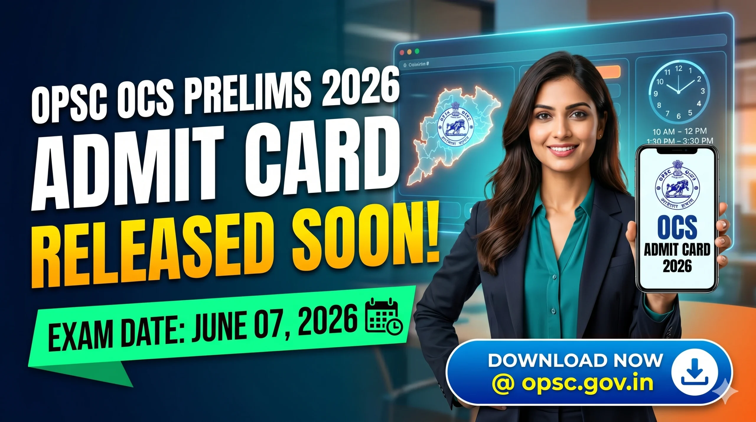 OPSC OCS Admit Card 2026